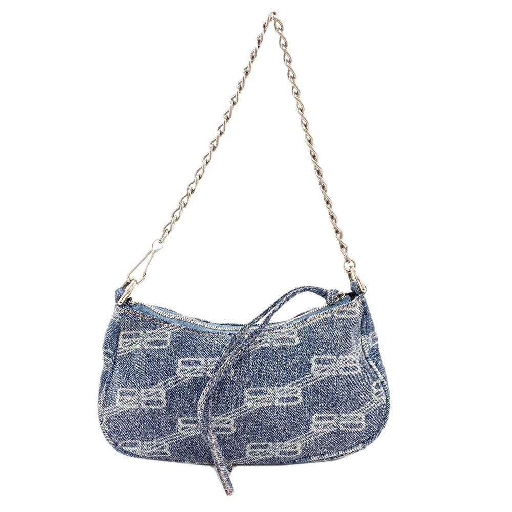 Balenciaga Denim Cagol Handbag Le Blue